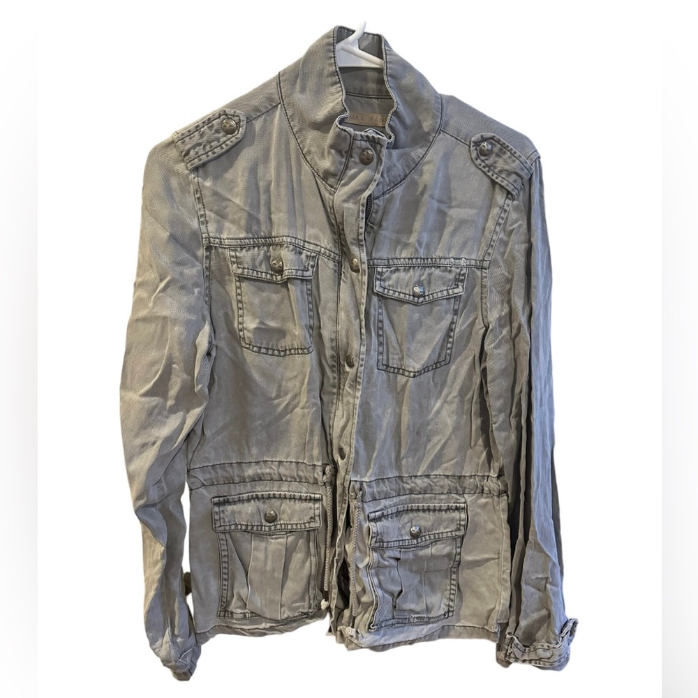 Woman’s Max Jeans size small utility jacket. Gray.